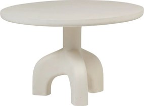 Masă de grădină rotundă din plastic ø 120 cm Luno – WOOOD