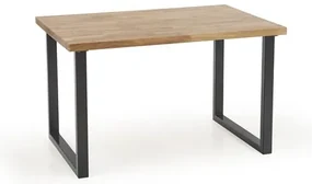 Masa de sufragerie cu blat din stejar RADUS 120(200)x78
