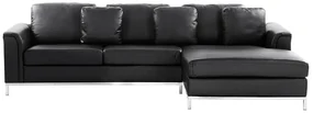 Colțar din piele Oulu (negru) (D) . 1008859