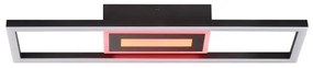 Plafonieră Brilliant-LED RGBW dimabil BESSON LED/20W/230V 3000-6500K negru + telecomandă