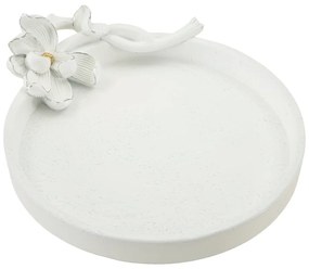 Tavă decorativă din polirășină ø 21 cm Magnolia – Mauro Ferretti