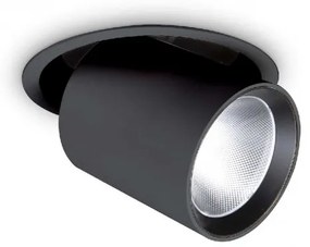 Spot LED directionabil, incastrabil pentru tavan fals NOVA 30W 4000K BK