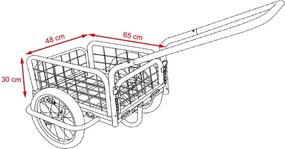 Cărucior de transport multifuncțional - laterale rabatabile HAUSER
