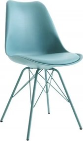 Set 4 scaune moderne Scandinavia turcoaz