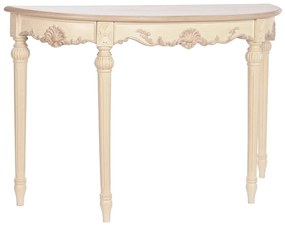 Consola Grandiose din lemn de mango, crem, 122x38 cm
