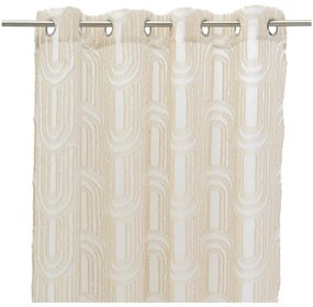 Perdea bej 140x260 cm Relief Arch – Casa Selección