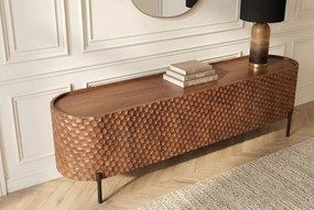 Comoda TV cu model 3D tip fagure ADLON 200cm