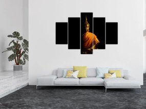 Tablou - Statuia lui Buddha de aur (150x105 cm)