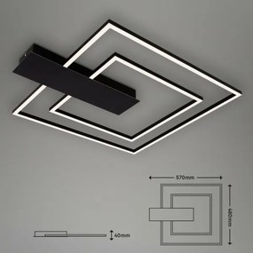 Plafonieră LED dimabilă NICO DUO LED/25W/230V Briloner 3545-015