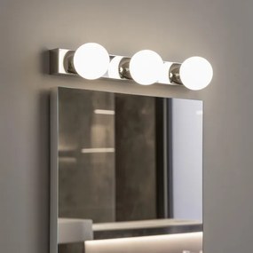 BRILAGI - SET 2x aplice de perete pentru baie cu LED HOLLYWOOD 3xLED/3W/230V 39 cm IP44 crom