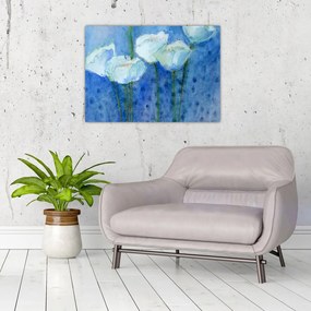 Tablou - Lalele albe (70x50 cm)