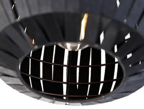 Plafoniera moderna neagra 26 cm - Zoë