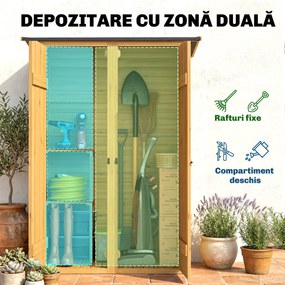 Outsunny căsuță dulap cămară dulapior magazie box | Aosom Romania