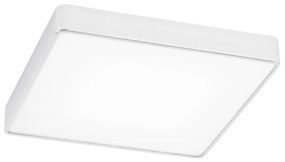 Plafoniera patrata design slim ONTARIO 35cm alba