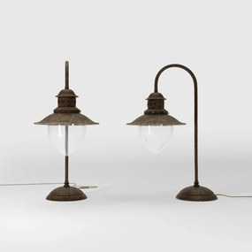 Lampa de masa stil nautic din alama si sticla Al Mare