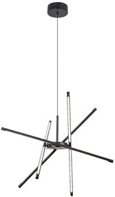 Lustră LED pe cablu Rabalux 72338 HENLI2 LED/40W/230V 3000K negru