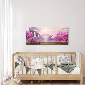 Tablou cu lac (120x50 cm)