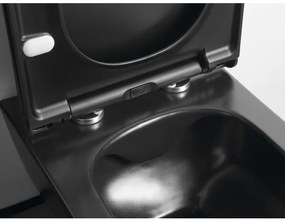 Sapho - Vas WC suspendat AVVA ceramică/negru