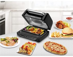 Resigilat: Fripteuza cu aer cald si grill  8in1 Beper P101FRI080, 1700W, 8 programe, 3.8 L, 230°C, Negru