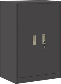 vidaXL Dulap de depozitare Negru 60 x 40 x 90 cm Oțel