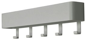 Cuier de perete verde prăfuit cu raft din metal 52 cm Dax Play – Spinder Design