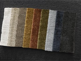 Canapea neagră cu tapițerie din chenille 276 cm Neil – Bobochic Paris