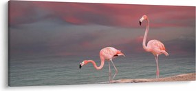 Tablou - Flamingo (120x50 cm)