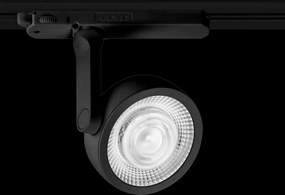 Spot LED directionabil pentru sina trifazata MAXLIGHT, CHARON negru