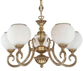 Candelabru din alama cu 5 brate design italian 8550
