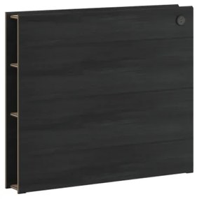 Tablie cu rafturi pentru pat (100cm) BLACK