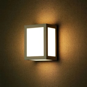Aplica LED de perete pentru exterior, 12 W, 230 V, 4000 K, IP65