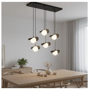 Lustră pe cablu RITUAL 6xG9/8W/230V, neagră