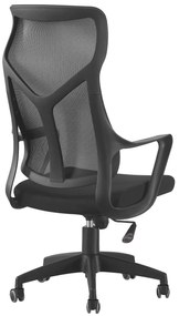 Scaun ergonomic, spatar mesh, inaltime reglabila, Negru