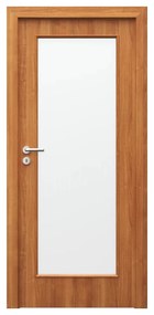 Usa Interior din MDF Porta Nova Model 2.2 (Culoare: Alb, Toc: Reglabil 10 cm, Maner: Patrat argintiu crom, Dimensiune: 60 cm)