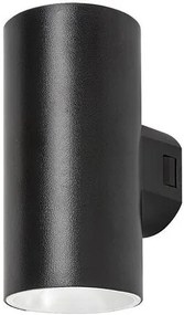 Aplica LED iluminat exterior ambiental, Protectie IP65 Urfa II negru