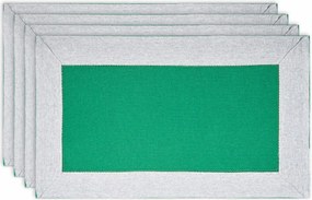 Set avantajos de naproane de masă Heda verde, 30 x 50 cm, 4 bucăți