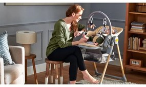 Scaun de masă 2 în 1 pentru copii LASTREE gri KINDERKRAFT