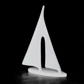 Decorațiune de masă din rășină, 28 cm, alb