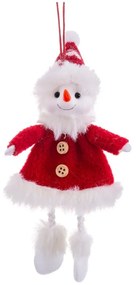 Ornament de Crăciun din material textil 17 cm Snowman – Casa Selección