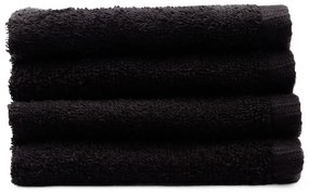 Prosoape negre 4 buc. din bumbac cu uscare rapidă, din frotir 30x30 cm Quick Dry – Catherine Lansfield