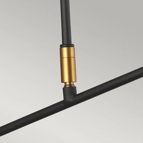 Lampă de perete SIMON 1xE27/60W/230V neagră/aurie Feiss