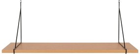 Raft în culoare naturală cu aspect de lemn de frasin 80 cm Chiba – House Nordic