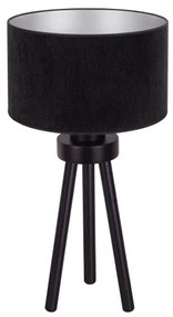 Lampă de masă Duolla LYON 1xE27/15W/230V d. 30 cm negru