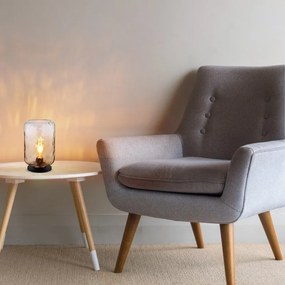Veioza/Lampa de masa design decorativ DARINA chihlimbar