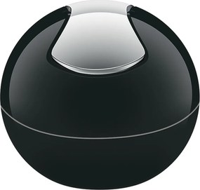 Coș de gunoi negru din plastic 1 l Bowl – Spirella