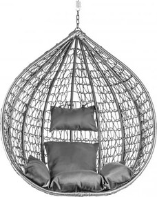 Scaun suspendat KOKON gri fara suport, perna gri