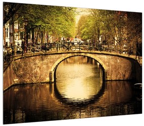 Tablou cu Amsterdam (70x50 cm), în 40 de alte dimensiuni noi