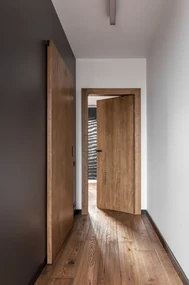 Usa de interior glisanta Porta Efekt cu sistem ascuns de glisare 944x2230, 680 x 2060, ST / DR, Gladstone /  Halifax, Stejar Scandinav
