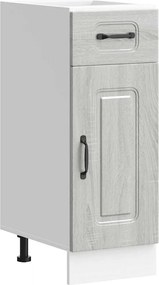 vidaXL Dulap de bază de bucătărie „Kalmar” Lemn prelucrat Sonoma gri