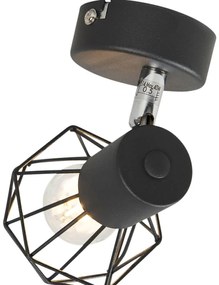 Spotlight inteligent negru, rotativ și înclinabil, inclus WiFi P45 - Mosh